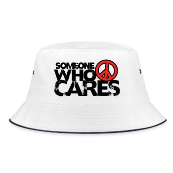 Someone Who Cares - Bucket Hat - Weiß/Navy - Vorne