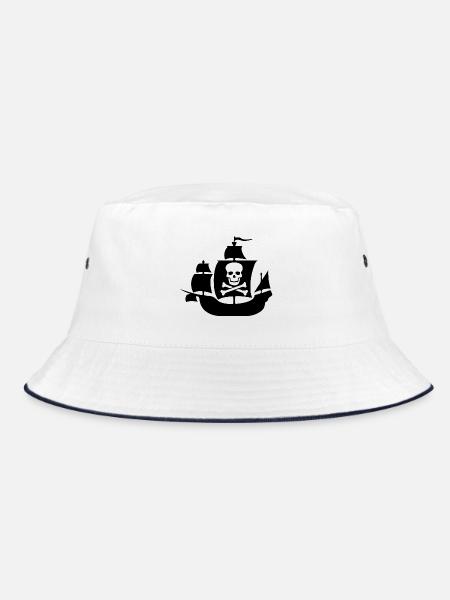 PIRAT FREIBEUTER KAPITÄN MATROSE PIRA - Bucket Hat - Weiß/Navy