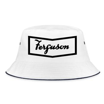 Logo de capot Ferguson TE20 - Bob - blanc/marine - Devant