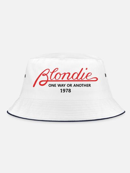 Blondie - Bucket Hat - Weiß/Navy