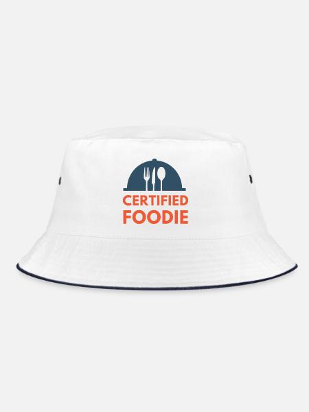 Food Lover Food Foodie certifié - Bob - blanc/marine - Devant
