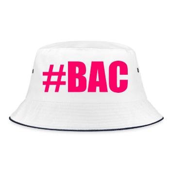 FERRY. BACCALAUREAT. PATENT. DNB. EXAMINATION. WELL DONE - Bucket Hat - white/navy - Front