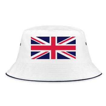 UNION JACK - Bucket Hat - Weiß/Navy - Vorne