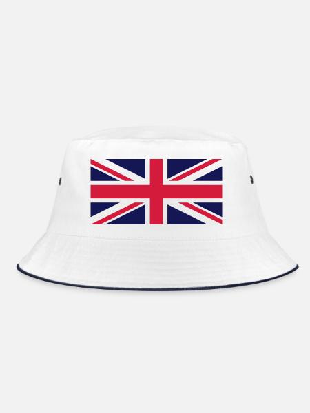 UNION JACK - Bucket Hat - Weiß/Navy