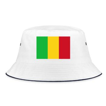 Mali - Bucket Hat - Weiß/Navy - Vorne