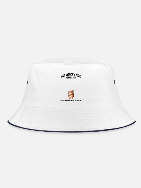 Wir werden dich Vermissen beste Team Abschied - Bucket Hat - Weiß/Navy