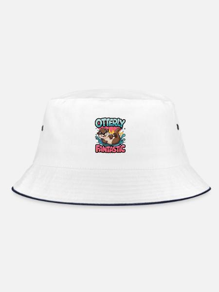 Otterly Fantastic - Bucket Hat - white/navy