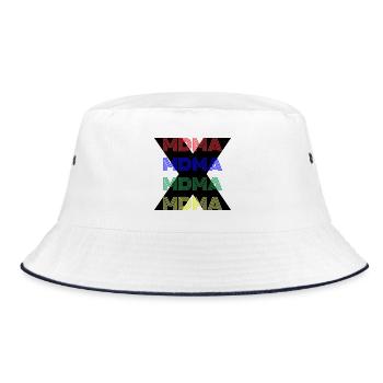 MDMA XTC Extasy - Bucket Hat - Weiß/Navy - Vorne
