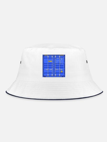 Container - Bucket Hat - Weiß/Navy