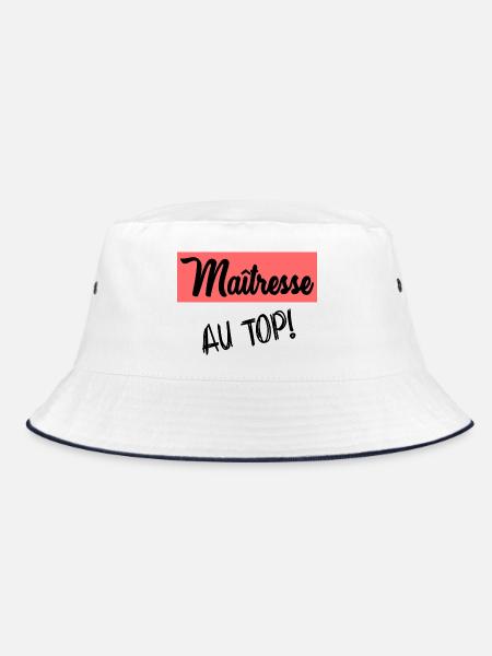 MERCI. MAÎTRESSE. MAÎTRE. MERCI MAÎTRESSE - Bob - blanc/marine