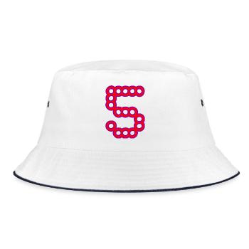 5. ANNIVERSARY. 5 YEARS. 5th ANNIVERSARY - Bucket Hat - white/navy - Front