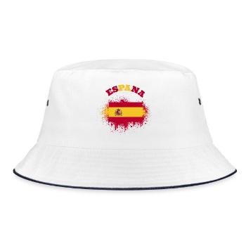 Espana Espagne drapeau espagnol drapeau drapeau - Bob - blanc/marine - Devant