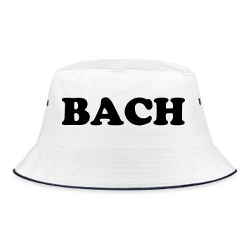 T-shirt de Johann Sebastian Bach - Bob - blanc/marine - Devant
