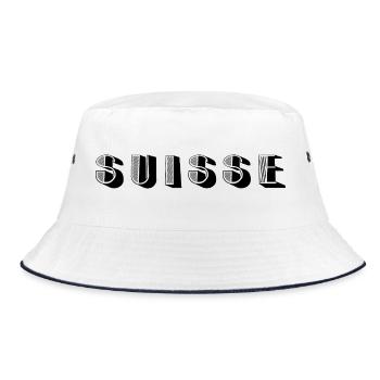SUISSE. HUMOUR. PAYS. DRAPEAU. GENEVE. LAUSANNE - Bob - blanc/marine - Devant