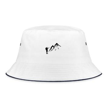 Trekking - Bucket Hat - white/navy - Front