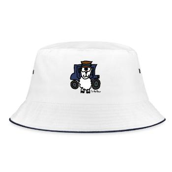 ScHoFeur - Bucket Hat - Weiß/Navy - Vorne