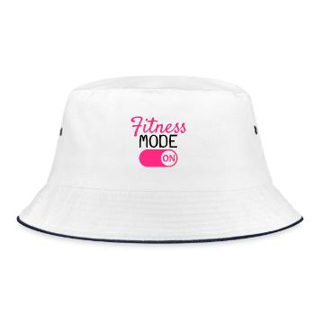 Mode fitness activé - Bob - blanc/marine - Devant