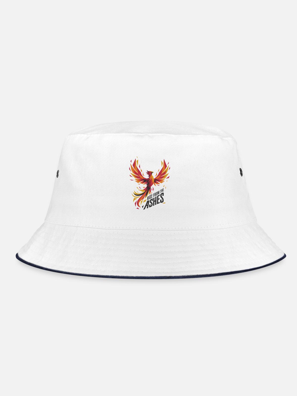 Rise From The Ashes - Bucket Hat - white/navy - Front