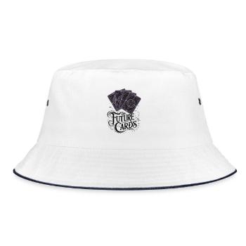The Future Is In The Cards - Bucket Hat - white/navy - Front