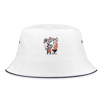 AbraKa-Dad-Bra! - Bucket Hat - white/navy - Front