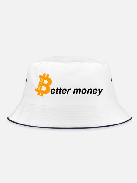 Better money - Bucket Hat - Weiß/Navy