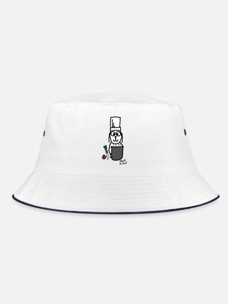 Koch ScHoF - Bucket Hat - Weiß/Navy