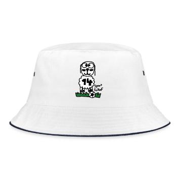 Sport ScHoF - Bucket Hat - Weiß/Navy - Vorne