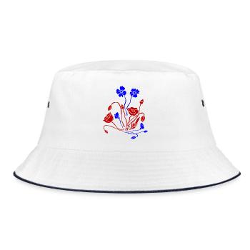 Fleur Picture Fleurs - Bob - blanc/marine - Devant