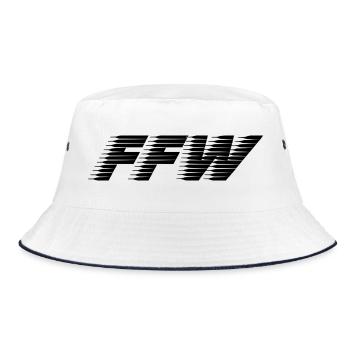 FFW Freiwillige Feuerwehr Speed - Bucket Hat - Weiß/Navy - Vorne