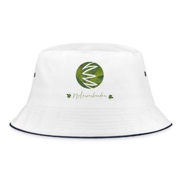 naturverbunden Naturliebhaber Natur - Bucket Hat - Weiß/Navy - Vorne