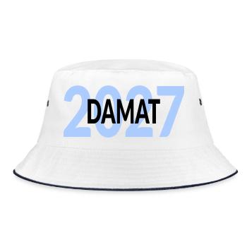 Türkischer Bräutigam, DAMAT 2027 - Bucket Hat - Weiß/Navy - Vorne