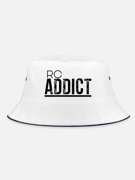 RC-Süchtiger - Bucket Hat - Weiß/Navy