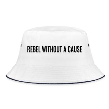 RWOAC2 - Bucket Hat - Weiß/Navy - Vorne