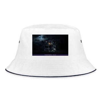 Nachtspuk-Haus Schattenlicht - Bucket Hat - Weiß/Navy - Vorne
