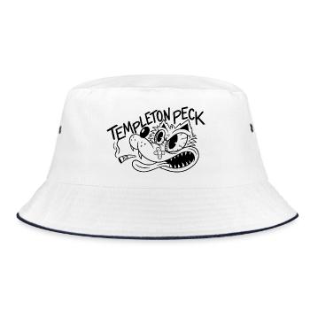 Templeton Peck Wolf - Bucket Hat - Weiß/Navy - Vorne