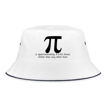 Pai funny - Bucket Hat - Weiß/Navy - Vorne