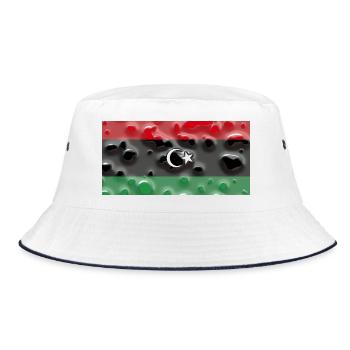 Libyen - Bucket Hat - Weiß/Navy - Vorne
