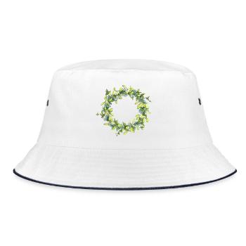 Mistelkranz - Bucket Hat - Weiß/Navy - Vorne