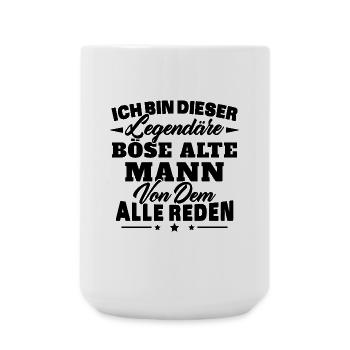 Ich bin dieser legendäre böse alte Mann - Große Tasse 440 ml - Weiß - Vorne