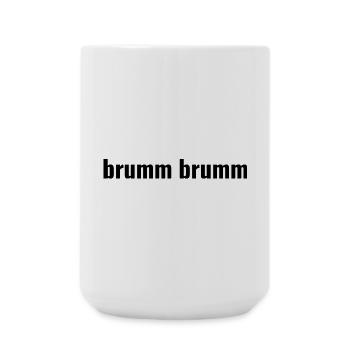hum hum - Large Mug 440 ml - white - Front