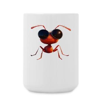 Ameise Waldameise Feuerameise Insekt Süße Ameisen - Große Tasse 440 ml - Weiß - Vorne