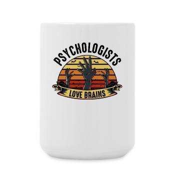 Psychologe - Große Tasse 440 ml - Weiß - Vorne