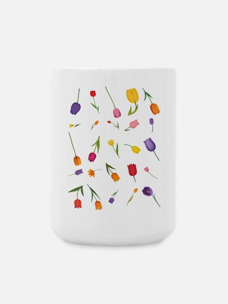 Fleur - Grande tasse 440 ml - blanc