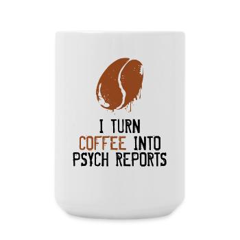 Psychologe - Große Tasse 440 ml - Weiß - Vorne