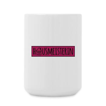 Hausmeisterin - Große Tasse 440 ml - Weiß - Vorne