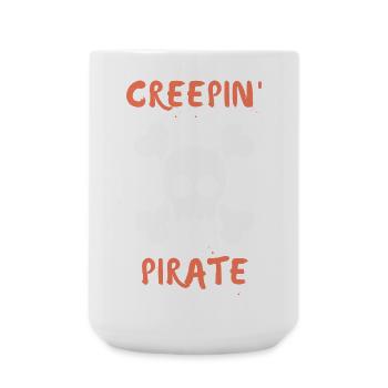 Creepin Pirate - Große Tasse 440 ml - Weiß - Vorne