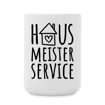 Hausmeisterservice - Hausmeister Service - Große Tasse 440 ml - Weiß - Vorne