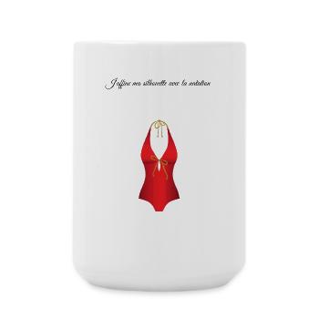 La piscine 1 - Grande tasse 440 ml - blanc - Devant