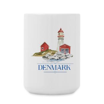 Phare du Danemark tiny house au bord de la mer - Grande tasse 440 ml - blanc - Devant