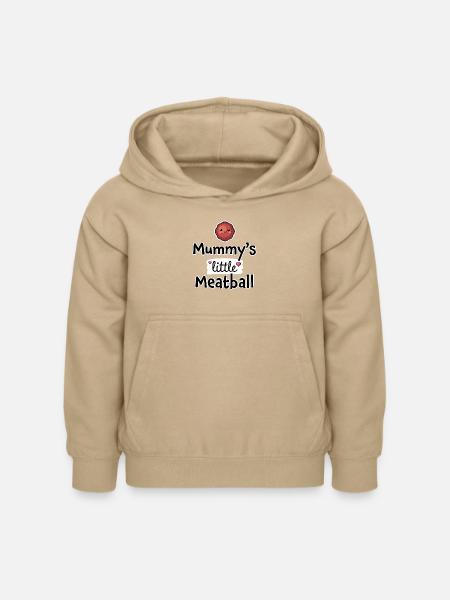 Mamas kleines Fleischbällchen – Baby- und Kinderkleidung - Kinder Hoodie - Sand